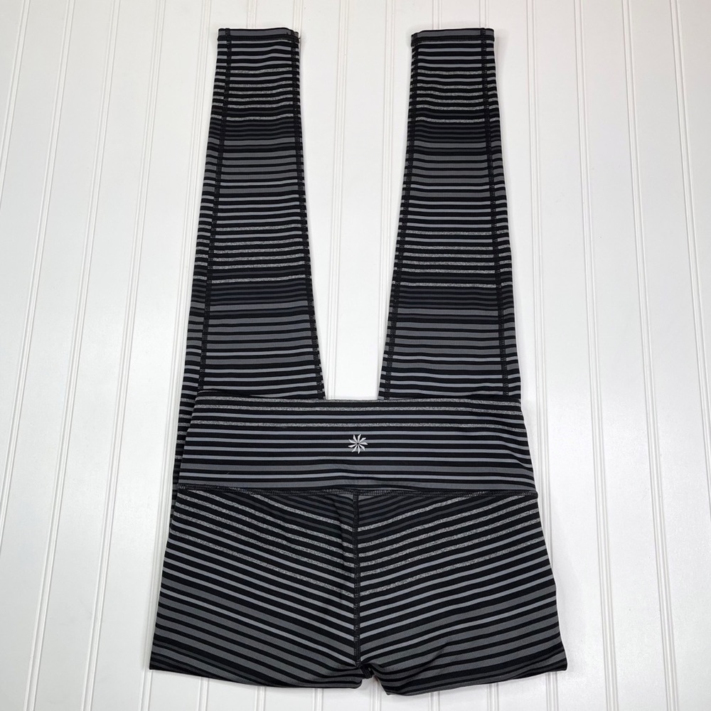 Athleta Leggings Chaturanga Tights Colorblock Striped